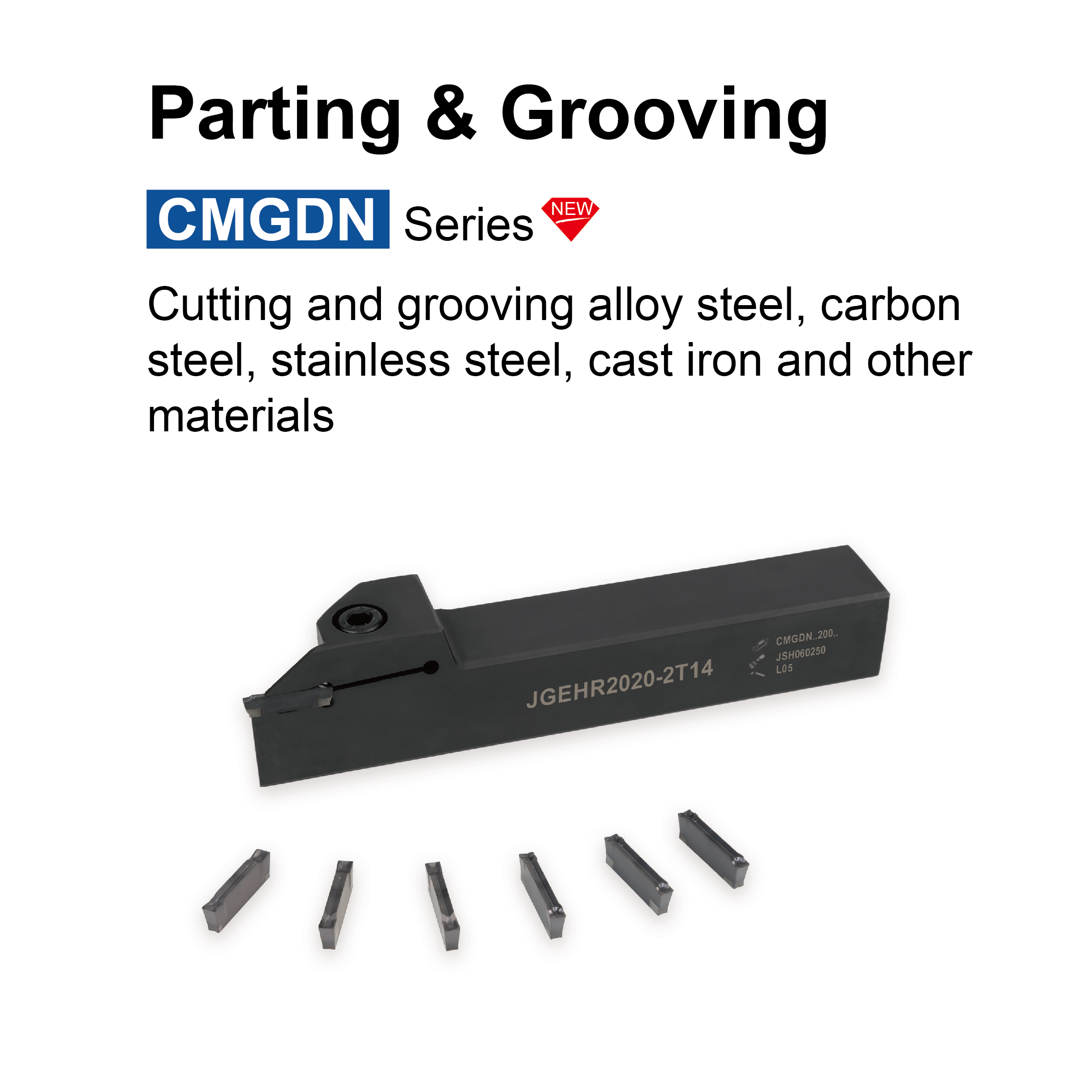 CMGDN Series Parting & Grooving Carbide Tools